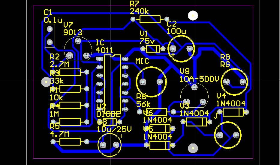  PCB软件Protel中层的说明