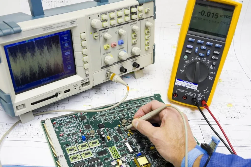 示波器设置测量 PCB