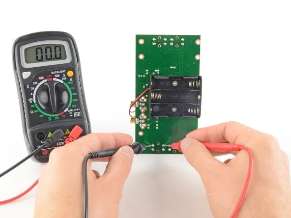 万用表测试 PCB