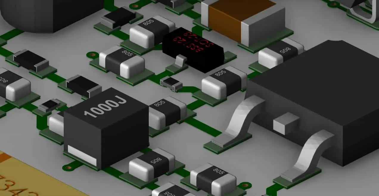 双面 PCB 上的平衡 SMT 元件布局
