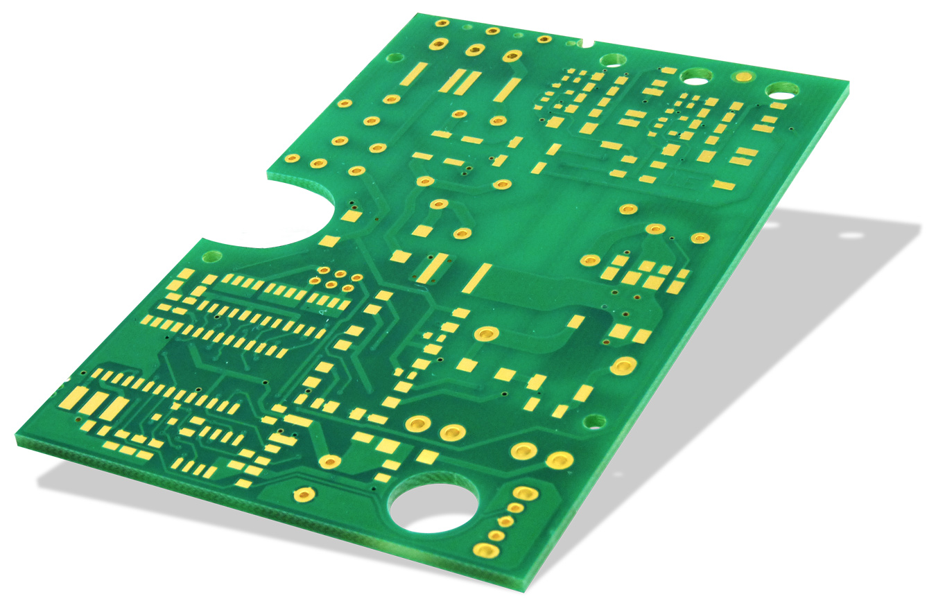 成品 PCB，具有优化的钻孔尺寸，以提高成本和性能