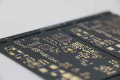 black_soldermask_enig_custom_pcb_assembly_hasl