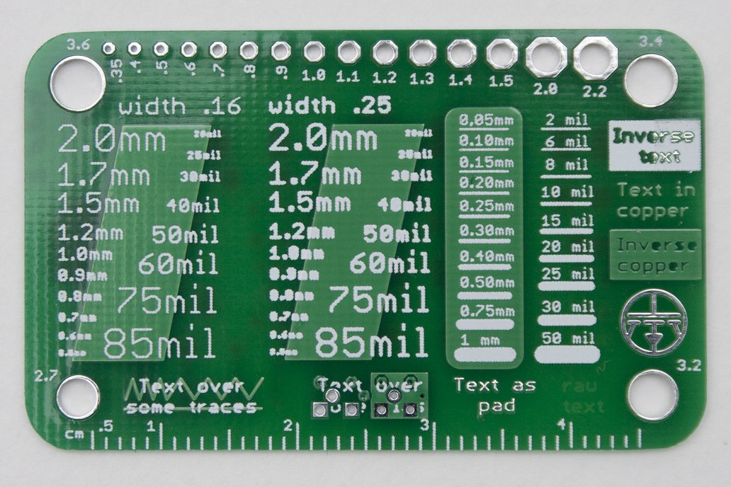 PCB丝印字体大小