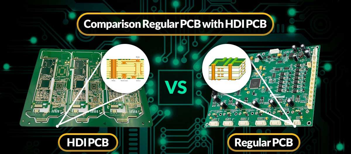 传统 PCB 与 HDI PCB 与小型化技术的比较 传统 PCB 与 HDI PCB 与小型化技术的比较